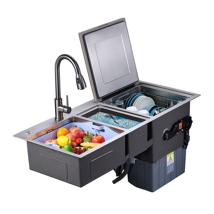 Hans Dishwasher 6 Place and Bowl Sink Stainless 115 cm HA-3