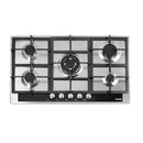 HANS 9740-24 built in gas hob  90 cm 5 burner stainless steel