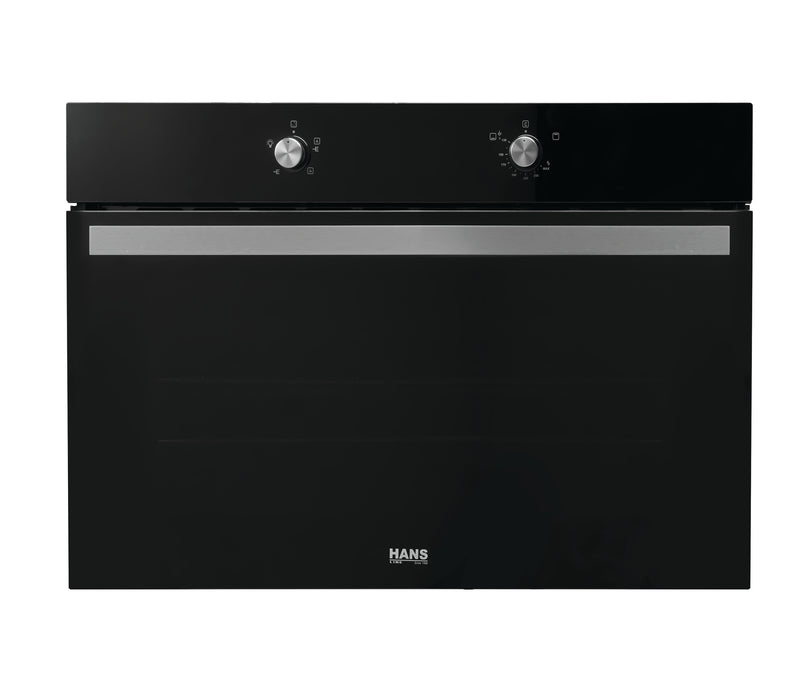 Hans Oven 90 cm Built in Gas with Grill and Cooling Fan HANS NERO FGH 4405 BB