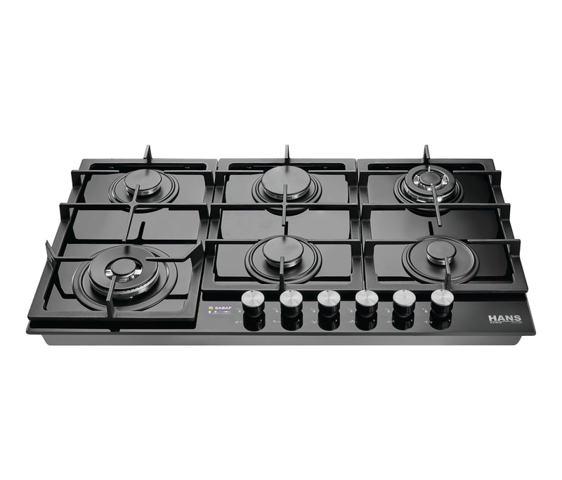 HANS BROGHO 9L4GWM GB GB SF 90cm built-in gas hob stainless steel