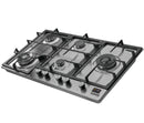 HANS BROGHO 9L3G2W X SF 90cm built-in gas hob stainless steel