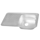 سيكو USS870 | الفولاذ المقاوم للصدأ | وعاء مزدوج | 75 سم | أقحم