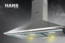 Cooker hood | Luxor | 90 cm & 60 cm | Stainless | On wall