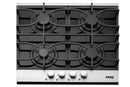 HANS 6220-19, built in gas hob, 60 cm, 4 burner, black