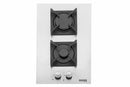 HANS 3111-23, built in gas hob, 30 cm, 2 Burner, silver