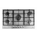  HANS 9710-24, built in gas hob, 90 cm, 5 burner, stainless steel, silver