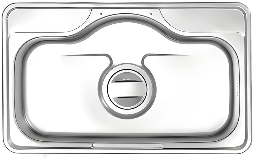 Hans Kitchen Sink 51.5 × 85 cm With Drain and accessories Chrome CDUC 850