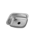 Hans NK stainless steel single bowl sink - 39 cm inset