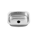 NK stainless steel single bowl sink - 39 cm inset hans